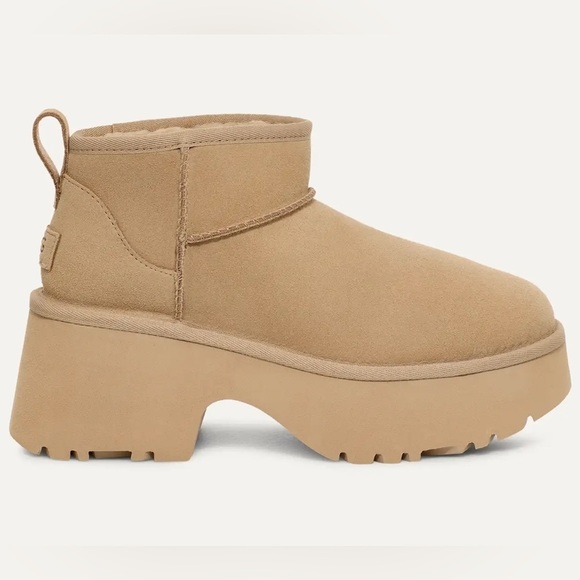 UGG Classic Ultra Mini New Heights Platform Boots - Picture 1 of 12